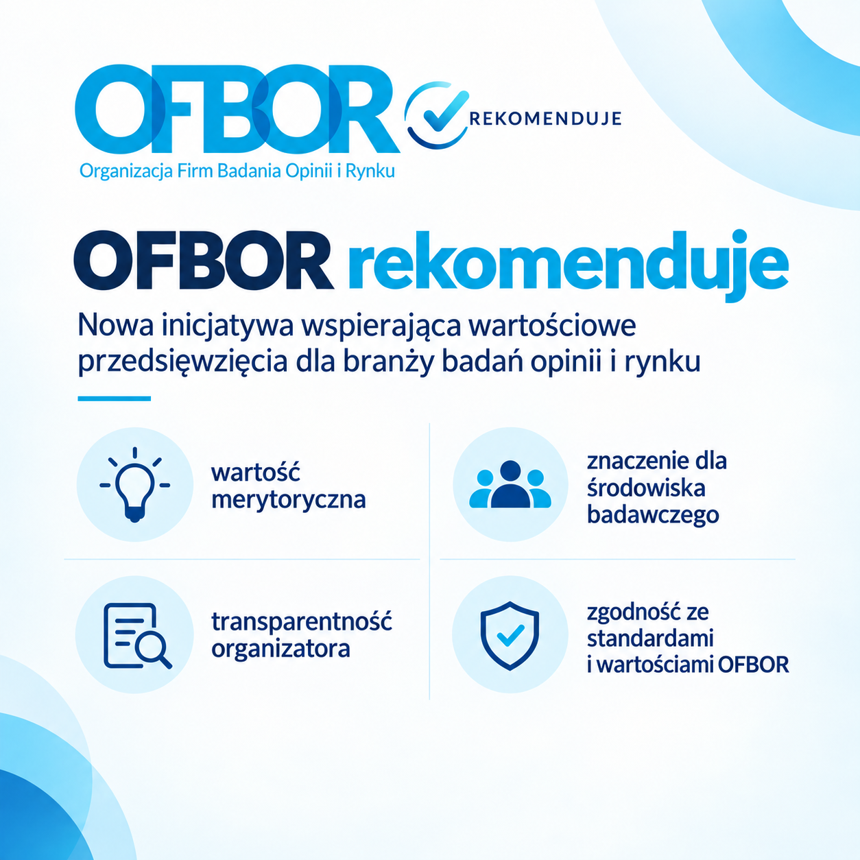 ofbor rekomenduje start projektu